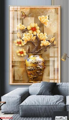 Tải file gốc File tranh bình hoa B2023 (in khổ lớn) không mờ