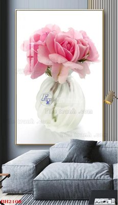 Tải file File tranh bình hoa B2108 (gốc) in nhanh