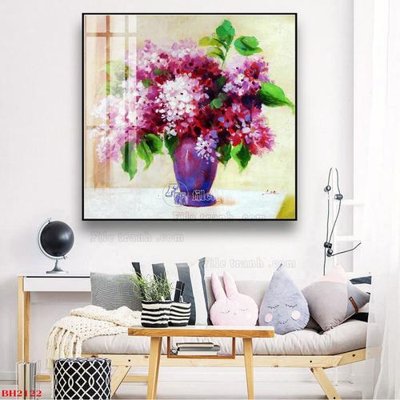 Hình ảnh gốc File tranh bình hoa B2122 (để in khổ lớn)