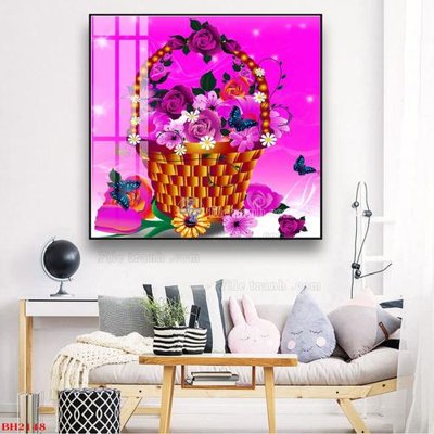 Tải file File tranh bình hoa B2148 (PSD) cho in tranh kính