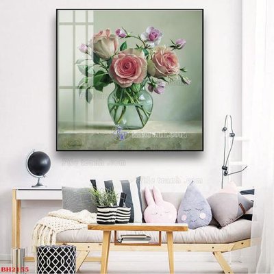 File gốc File tranh bình hoa B2155 (PSD/TIFF) độ phân giải cao