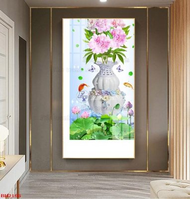 Tải file tranh File tranh bình hoa B2196 (gốc) tại Filetranh.com