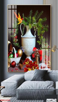 Tải về file tranh gốc File tranh bình hoa B2201 (để in quảng cáo)