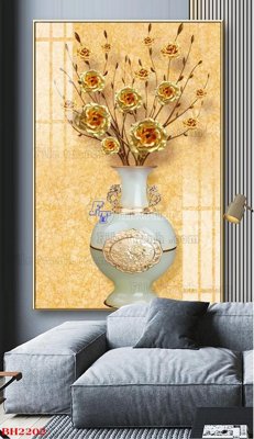 Download file gốc File tranh bình hoa B2202 (độ nét cao)