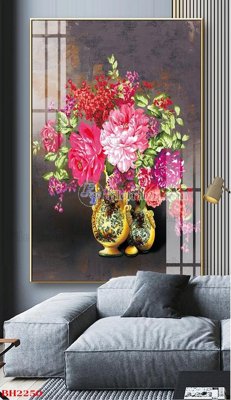 File in trần File tranh bình hoa B2250 (file gốc) chủ đề vũ trụ