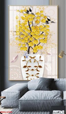 File tranh File tranh bình hoa B2269 (gốc) chủ đề con người