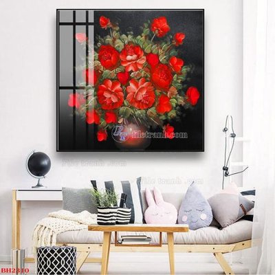 File tranh File tranh bình hoa B2310 (gốc) chủ đề trừu tượng