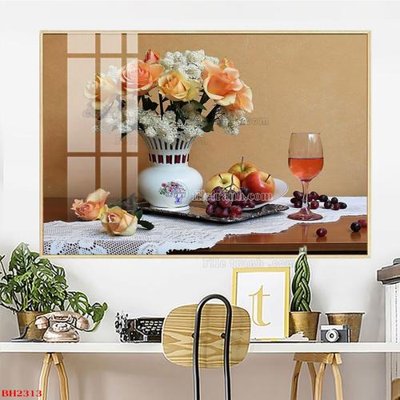 Cung cấp file tranh gốc File tranh bình hoa B2313 độc quyền