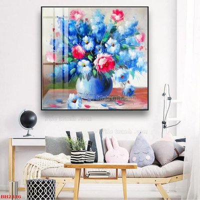 Tải file tranh gốc File tranh bình hoa B2316 chất lượng cao