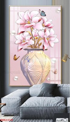 Tải file File tranh bình hoa B2319 (gốc) in ấn chất lượng