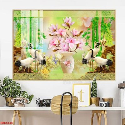 Tải file File tranh bình hoa B2346 (ảnh gốc) in gạch men