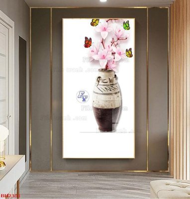 Tải về file tranh gốc File tranh bình hoa B2351 (để in quảng cáo)