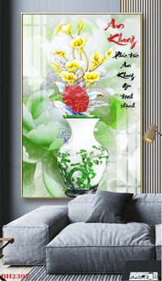 File tranh File tranh bình hoa B2397 (ảnh gốc) không bị mờ