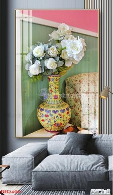 Tải file File tranh bình hoa B2409 (ảnh gốc) độ phân giải 300dpi