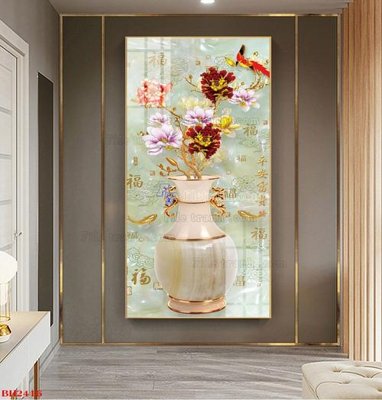 File PSD File tranh bình hoa B2416 (bản gốc) độ phân giải cao