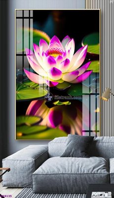 File tranh File tranh bình hoa 5D hoa đẹp BH4135 (ảnh gốc) chi tiết rõ ràng