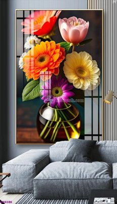 Tải file PSD File tranh bình hoa 5D hoa đẹp BH4186 (nguyên layer) để in