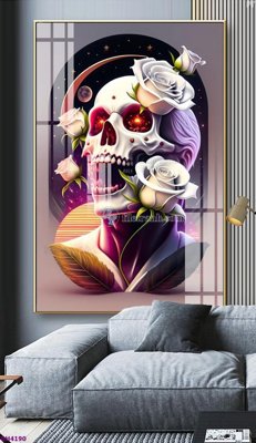 Tải file tranh File tranh bình hoa 5D hoa đẹp BH4190 (gốc) tại Filetranh.com