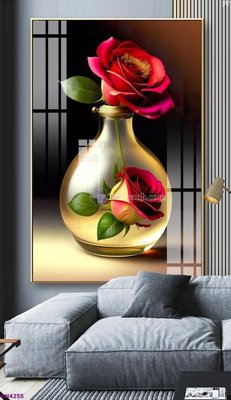 Mua file gốc File tranh bình hoa 5D hoa đẹp BH4255 (in ấn) tại Filetranh.com