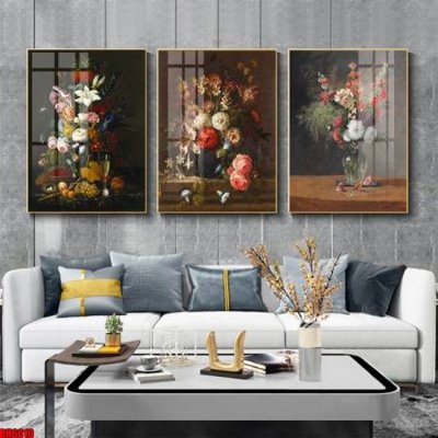 Mua file gốc File tranh bộ 3 bình hoa phong cách cổ điển BH6010 (chất lượng) tại Filetranh.com