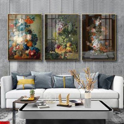 Tệp tin gốc File tranh bộ 3 bình hoa phong cách cổ điển BH6021 (dùng cho in ấn) chuyên nghiệp