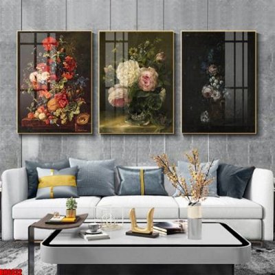 Download file File tranh bộ 3 bình hoa phong cách cổ điển BH6032 (chuẩn in) chất lượng cao