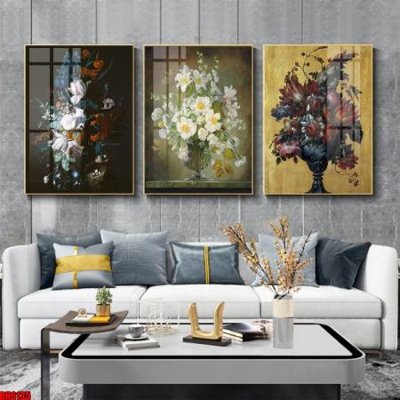 Tải file File tranh bộ 3 bình hoa phong cách cổ điển BH6135 (gốc) làm file thiết kế