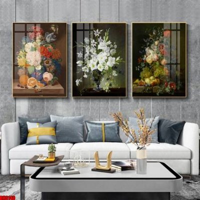 File gốc File tranh bộ 3 bình hoa phong cách cổ điển BH6140 (cho in ấn) từ Filetranh.com