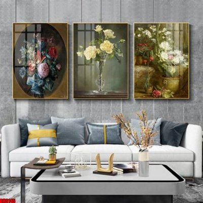 Download file gốc File tranh bộ 3 bình hoa phong cách cổ điển BH6145 (dùng cho in ấn)