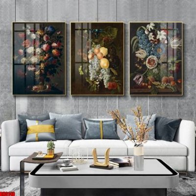 Download file ảnh gốc File tranh bộ 3 bình hoa phong cách cổ điển BH6148 để in ấn