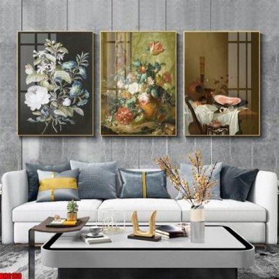 Tệp tin gốc File tranh bộ 3 bình hoa phong cách cổ điển BH6169 (chất lượng) File tranh bộ 3 bình hoa phong cách cổ điển BH6169