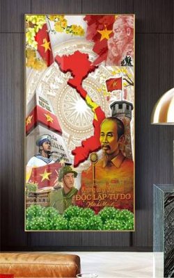 Hình ảnh file gốc File in tranh bác hồ chất lượng cao BH8031 (chất lượng cao)