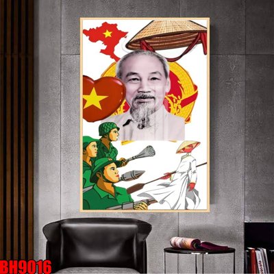 Tải file File in tranh bác hồ chất lượng cao BH9016 (ảnh gốc) độ phân giải 300dpi