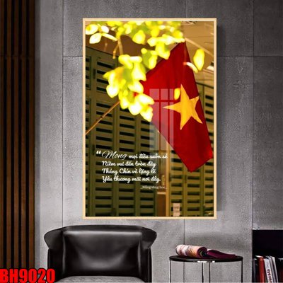 Hình ảnh gốc File in tranh bác hồ chất lượng cao BH9020 (để in khổ lớn)