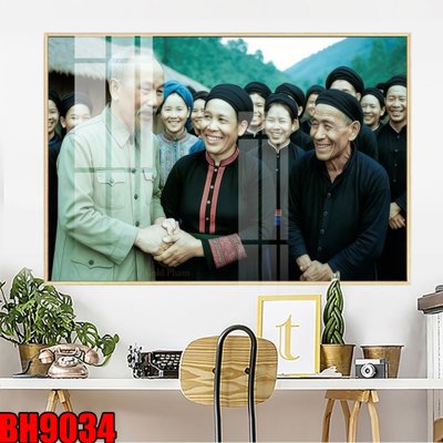File gốc File in tranh bác hồ chất lượng cao BH9034 (cho in ấn) từ kho Filetranh