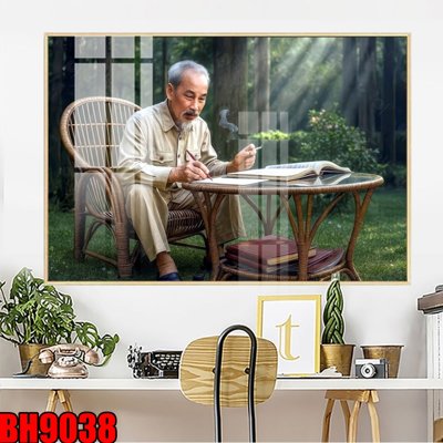 File gốc File in tranh bác hồ chất lượng cao BH9038 (Filetranh.com) File in tranh bác hồ chất lượng cao BH9038