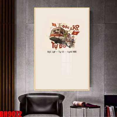 File ảnh File in tranh bác hồ chất lượng cao BH9072 (gốc) in PP, decal