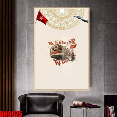 Cung cấp file tranh gốc File in tranh bác hồ chất lượng cao BH9075 độc quyền