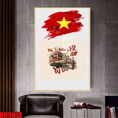 File tranh in trần 3D File in tranh bác hồ chất lượng cao BH9078 (ảnh gốc)