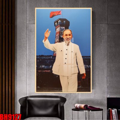 File PSD File in tranh bác hồ chất lượng cao BH9127 (bản gốc) chất lượng nhất