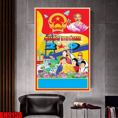 File tranh trang trí File in tranh bác hồ chất lượng cao BH9158 (tải file gốc)