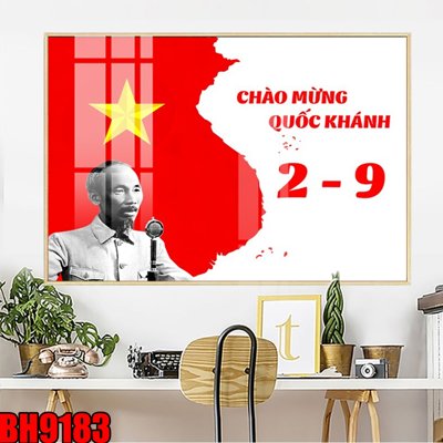 File gốc File in tranh bác hồ chất lượng cao BH9183 (in 3D) cho trang trí