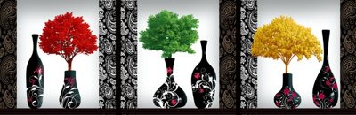 File tranh File tranh bình hoa BHY109 (ảnh gốc) in trần nhà