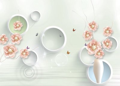 File gốc in tráng gương File tranh bình hoa BHY149 chi tiết