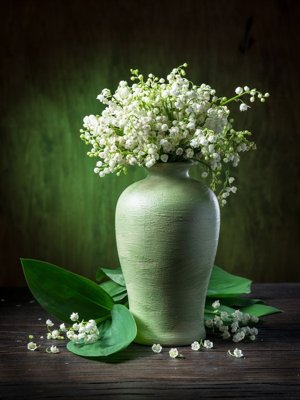 File in trần File tranh bình hoa BHY188 (bản gốc) hoa văn