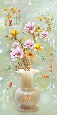 File gốc File tranh bình hoa BHY23 (chuẩn CMYK) cho nhà in