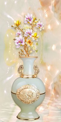 Tải file File tranh bình hoa BHY237 (gốc) in trên mọi chất liệu