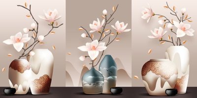 File ảnh File tranh bình hoa BHY238 (gốc) in Hiflex