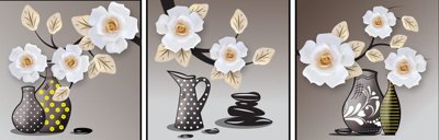 File gốc File tranh bình hoa BHY266 (PNG) không nền chất lượng