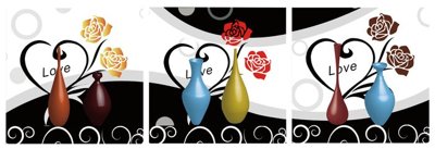 File in trần File tranh bình hoa BHY30 (bản gốc) đại dương